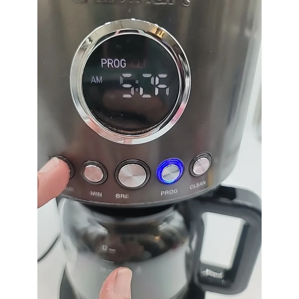 Cuisinart‎ 12 Cup Programmable Coffeemaker DCC-1220 Tested- Works READ